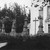 Zákupy. Кostel sv. Františka Serafinského, sochy světců před kostelem: zleva Antonín z Padovy, Josef z Leonessy