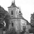 Loukovec, kostel Povýšení sv. Kříže, kostel s poškozenou věží