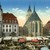 Weißenfels. Markt mit Rathaus und Marienkirche
