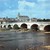 Blois. Pont de la Loire et la Cathédrale Saint-Louis