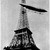 Alberto Santos-Dumont rounding the Eiffel Tower