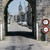 Sauveterre-de-Guyenne. Porte de la Font et l'église Notre-Dame