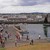 Broughty Ferry harbour on raft race day