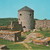 Sikt över borggården på fästningen Bohus