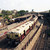Electric train at Dadar Central Railway station