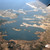 Luchtfoto Curaçao met onder meer Caracasbaai en Spaanse Water