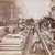 Broadway and Fulton Street, construction of trolley tracks
