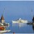 Morges, le port et le bateau à roues à aubes Italie