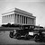 Oldsmobile in front of Lincoln Memorial, Washington, D.C