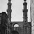 Minars of the Al-Mayayad mosque. Gate Bab-Az-Zuwayle