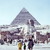 Pyramids Giza. Big Sphinx and Pyramid Hefre