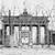 Am Brandenburger Tor vor dem Bau der Berliner Mauer