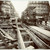 Station Gare Saint-Lazare. Pont provisoire sous le tramway Cours de Vincennes-St-Augustin