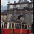 'Tram approaching Triumph Pforte. Maria Theresien Str., Innsbruck'