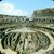 Colosseo - vista interna dalla galleria superiore. Colosseo - arena