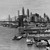 Lower Manhattan looking southwest from Manhattan Bridge showing Brooklyn Bridge. July 1945