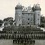 Killyleagh. U.S. Army soldiers outside Killyleagh Castle
