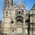 Gisors. Église St Gervais et St Protais: façade ouest - le parvis