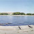 Вид на Лужники с Воробьёвской набережной