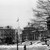 Columbia university. Snow in New York