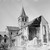 Prieuré de Graville au Havre : église, après les bombardements de la Seconde Guerre mondiale
