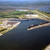 An aerial view of the Naval Station Mayport, Florida (USA)
