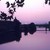 Toulouse, coucher de soleil sur la Garonne