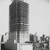 Rockefeller Center. Construction, steel frame. View from West 49th Street and Sixth Avenue