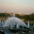 Les grandes eaux du palais de Chaillot, vues de l'esplanade du Trocadéro