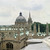 Oxford. View from the dome window of the Sheldonian Theatre towards the Radcliffe Camera