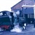 Mountaineer', visiting from the Ffestiniog Railway, takes water outside the shed