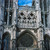 Rosetón y galería calada en la fachada de Santa María de la Catedral de Burgos