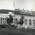 Veduta esterna del Palazzo dello Sport, sede del Salone Internazionale Aeronautico del 1935