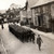A group of soldires on the North Street in Rhayader during WW2