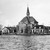 Alphen aan den Rijn. Overzicht van de Oudhoornse kerk met omringende bebouwing