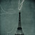 Lightning striking the Eiffel Tower
