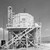 Trinity nuclear test. Completed assembly of the TNT tower