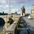 Toledo, Vista de la Puerta del Puente de Alcantara desde la Carretera de Circunvalacion